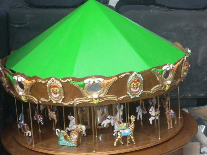 The Irish Flyer; a fully working miniature carousel