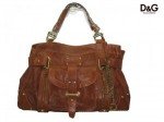 Dark brown D&G leather bag