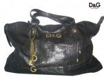Black leather D&G handbag