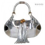 Silver Gucci handbag