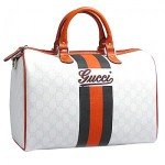 Genuine leather Gucci weekend bag