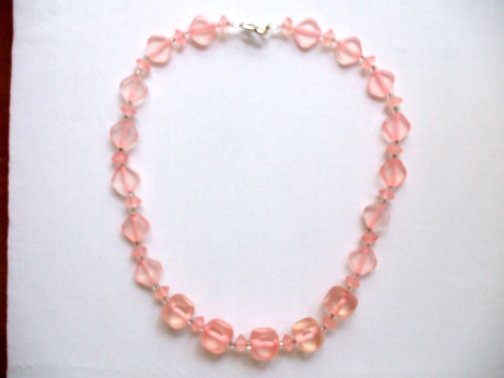 Light Pink Acrylic Necklace