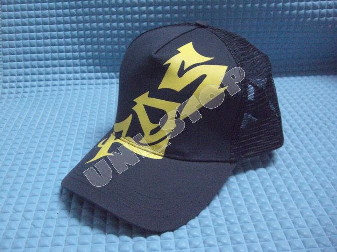 Mesh Cap (Blue with Yellow Wording)