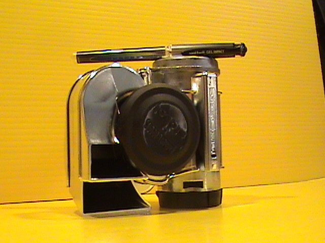 Stebel Nautilus Compact Air Horn - Chrome color