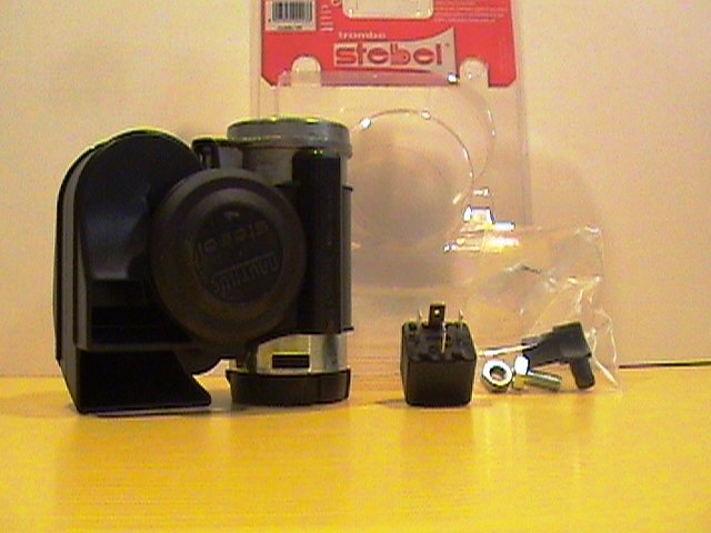 Stebel Nautilus Compact Air Horn (Black)