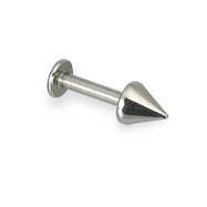 Stainless Steel Point Labret Bar