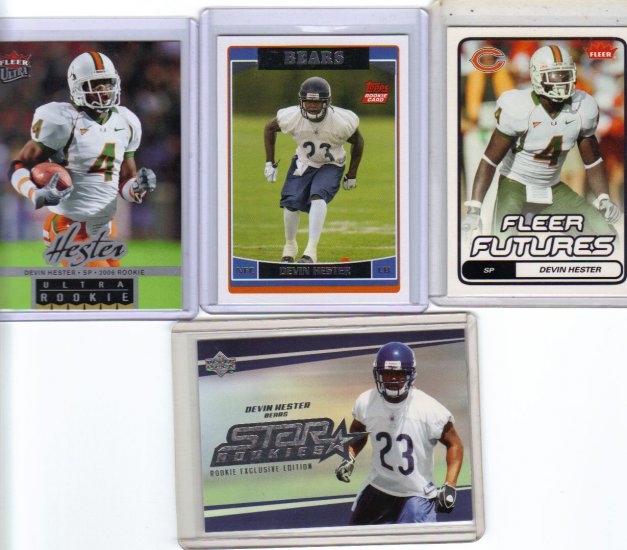 DEVIN HESTER- 2006 ROOKIE LOT (4)