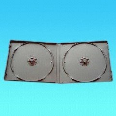 10MM PP CD CASE DOUBLE BLACK 50pcs per pack