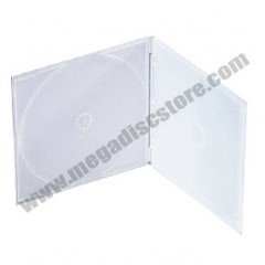 5.2mm Poly CD Case Single Frosty 50 Pack