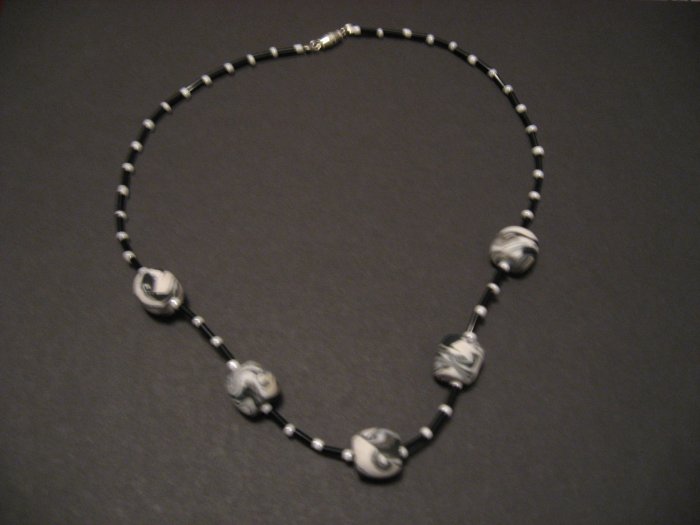 Black and White Necklace