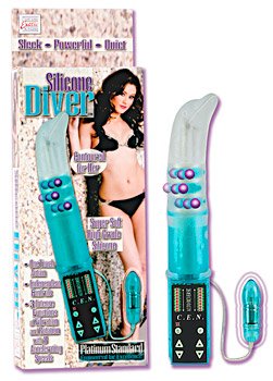 Silicone Diver Vibrator - G Contoured