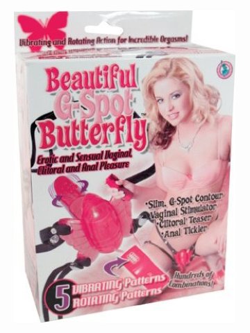 Beautiful G Spot Butterfly - Red