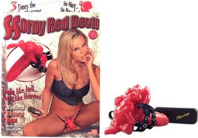Horny Red Devil Strap On