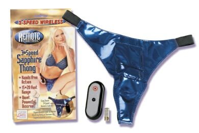 Remote Control 3 Speed Sapphire Panty