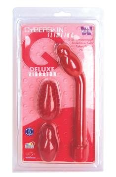 CyberSkin Slimline G Spot Vibrator - Pink