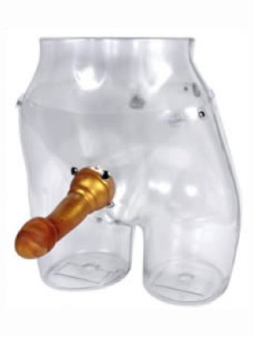 Gold Curved Cock Vac-U-Lock Harness