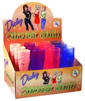 Dicky Champagne Glasses - Set of 12
