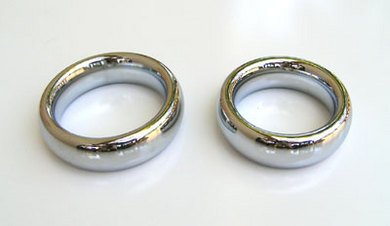 Chrome Donut Cock Ring Medium