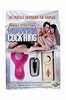Cock Ring With Silver Egg - Pink