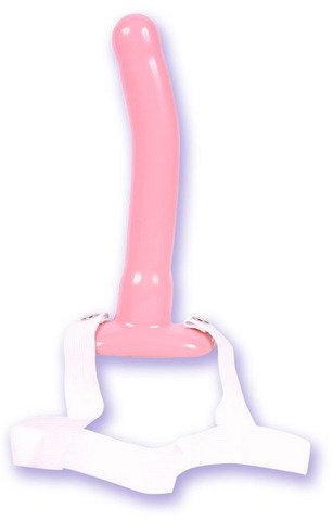 Strappy Smooth Dildo 8 Inch