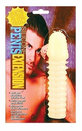 Silicone Penis Extension Glow