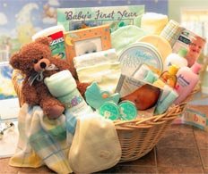 Deluxe Welcome Home Precious Baby Gift Basket