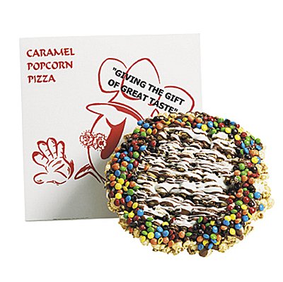 Caramel Popcorn Pizza Gift Basket