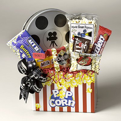 Movie Night Gift Basket
