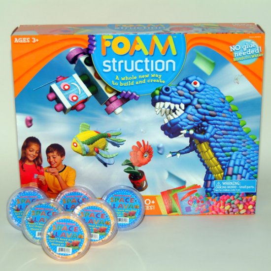 Space Lava 6pc and Foam Struction 400pc Kit