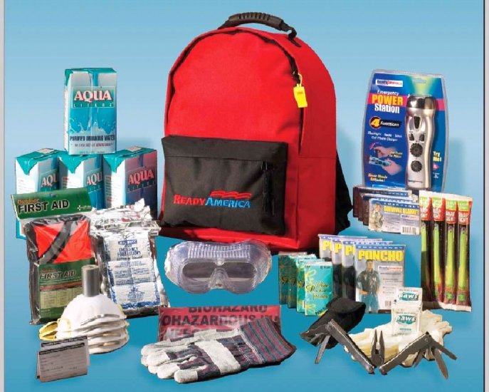Four Person Deluxe Emergency/Evacuation Kit