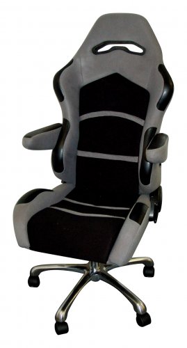 Racing Seat Office Chair Grey/Black