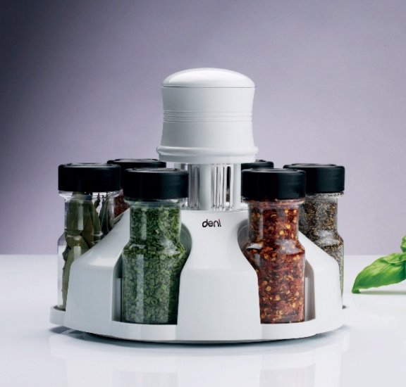 Deni 16 Blade Meat Tenderizer With Spice Jar Carousel