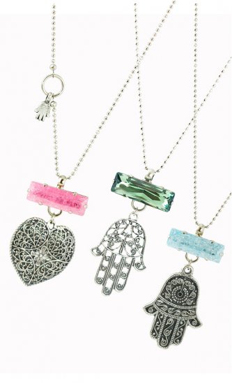 Hamsa necklace