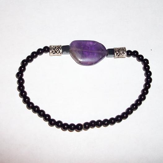 Amethyst Celtic Knot Bracelet