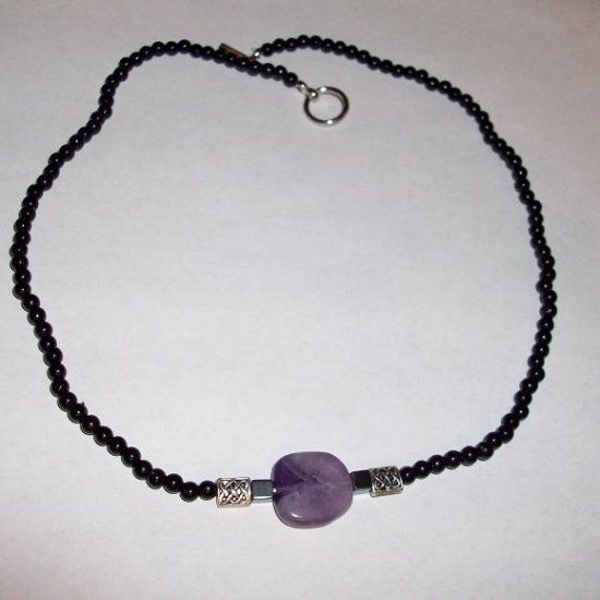 Amethyst Celtic Knot Necklace