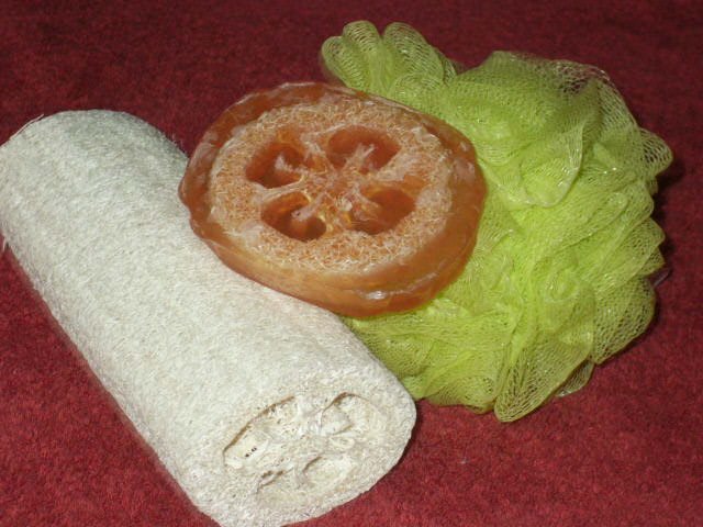 Orange Sherbet Loofah