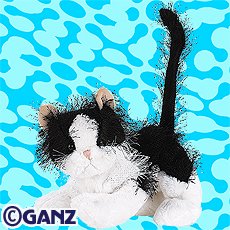Black & White Cat Webkinz