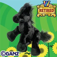 Black Friesian Webkinz