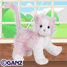 Pink & White Cat Webkinz
