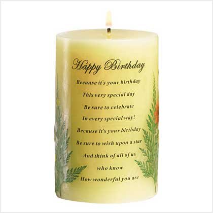 HAPPY BIRTHDAY CANDLE