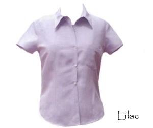 Womens Short Sleeve Silk & Linen Shirt