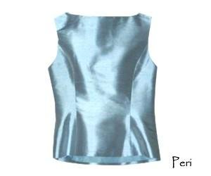 Womens Silk Shantung Sleeveless Top