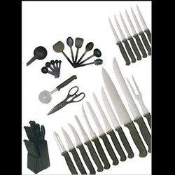 36pc Knife/Block/Utensil Set