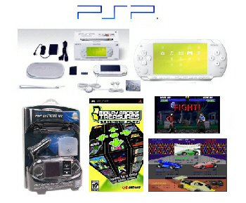 Sony Psp Limited Edition Ceramic White Value Bundle