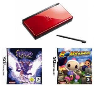 Nintendo Ds Lite Value Bundle With 2 Games