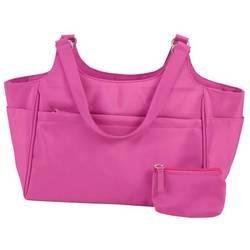 Embassyâ„¢ Pink Microfiber Purse with Coin Purse