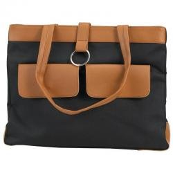 Embassyâ„¢ Black Polyester 2 Pocket Purse