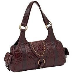 Embassyâ„¢ Genuine Leather Burgundy Purse