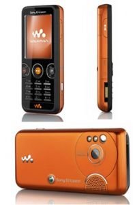 Sony Ericsson W610i In Black/orange Gsm Unlocked Cell Phone