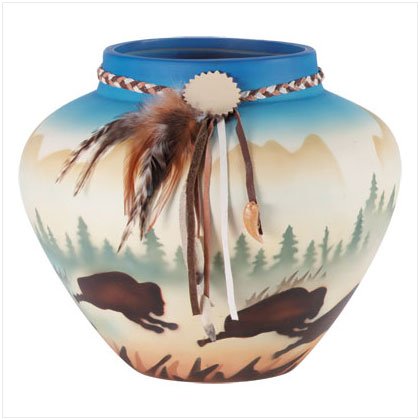 HANDPAINT SO. WEST LARGE VASE